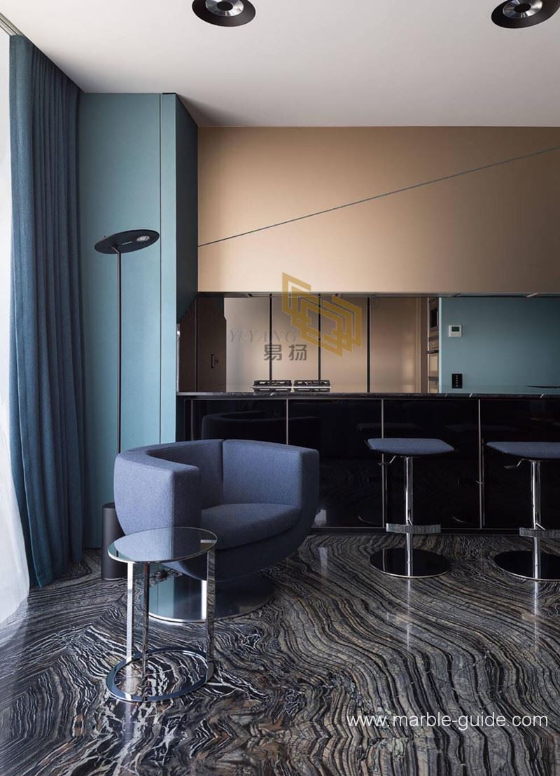 Kenya Black Marble Flooring 03