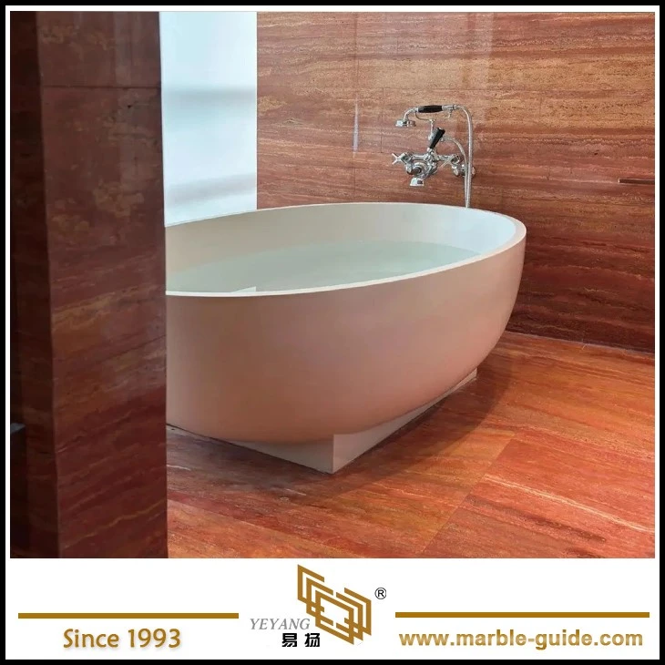 red-travertine-bathroom-design red-travertine-bathroom-design