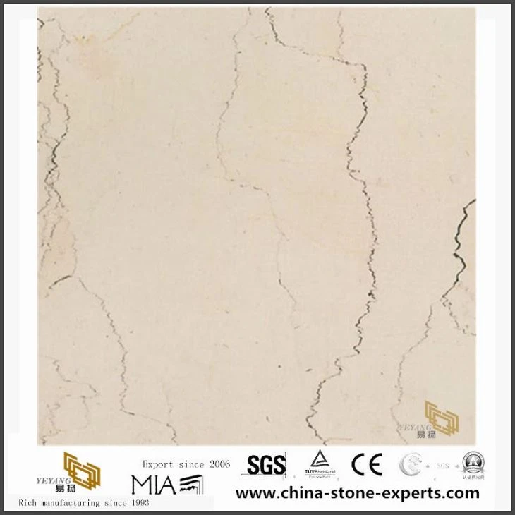 Bản chất đánh bóng ý Perlino Bianco Marble đá phiến cho tấm lát phòng tắm