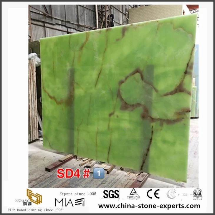 Trung Quốc giảm bằng đá cẩm thạch màu xanh lá cây bạch ngọc từ nhà cung cấp công ty Onyx