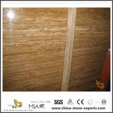 Đánh bóng tự nhiên Bồn đế vàng Marble Slab từ xây dựng nguồn cung cấp đá