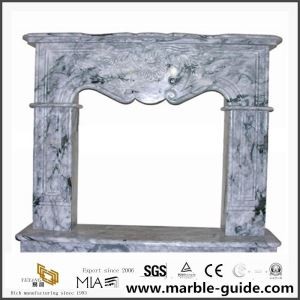 Đá tự nhiên nắng xám tấm đá cẩm thạch cho các đồ trang trí trong nhà/lò sưởi