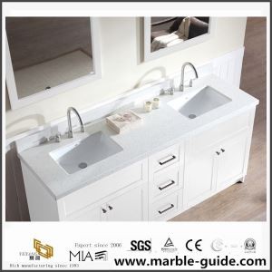 Prefab 36 Inch trắng thạch anh Vanity Tops