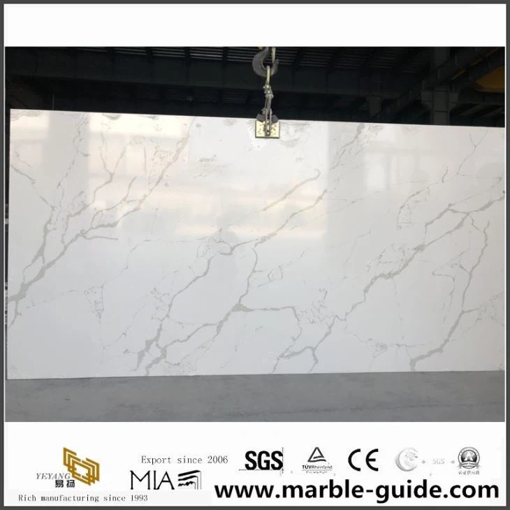 Quality Calacatta Quartz Slabs From China