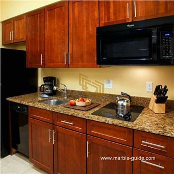 Trung Quốc G439 Giallo Fiorito Granite cho nhà bếp Vanity Tops