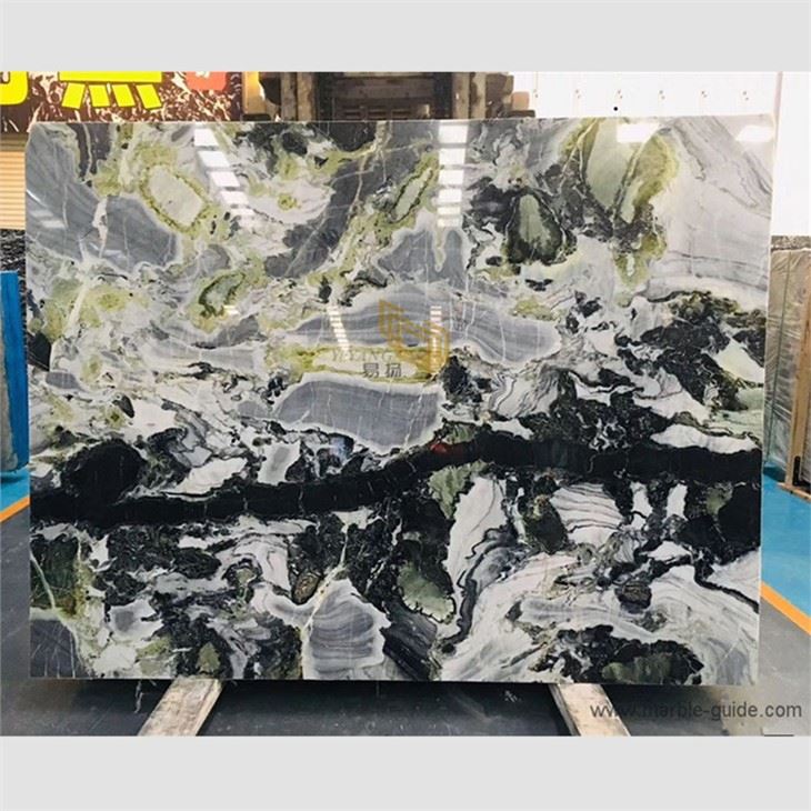 Jade Green Marble Countertop For Bathroom